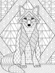 Load image into Gallery viewer, Color-A-Puzzle - Fox