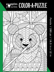 Load image into Gallery viewer, Color-A-Puzzle - Panda