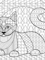 Load image into Gallery viewer, Color-A-Puzzle - Cat
