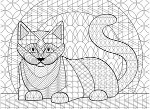 Color-A-Puzzle - Cat