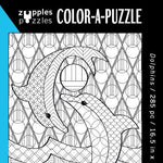 Load image into Gallery viewer, Color-A-Puzzle - Dolphins
