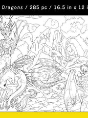 Load image into Gallery viewer, Color-A-Puzzle - Dragons
