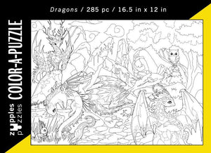 Color-A-Puzzle - Dragons