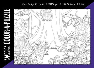 Color-A-Puzzle - Fantasy Forest