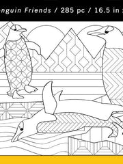 Load image into Gallery viewer, Color-A-Puzzle - Penguin Friends
