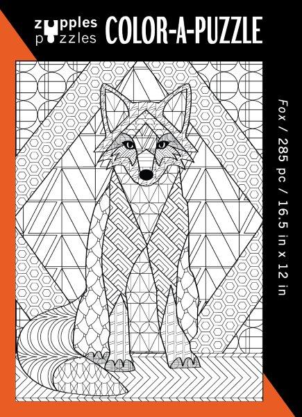 Color-A-Puzzle - Fox