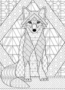 Color-A-Puzzle - Fox