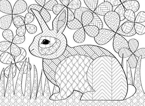 Color-A-Puzzle - Rabbit